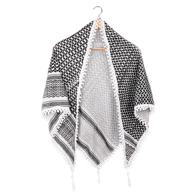 Triangle Kuffyeh Shawl ( Black ) - RM 100.00