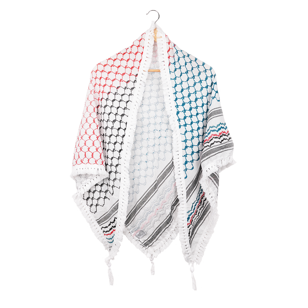 Triangle Kuffyeh Shawl ( Palestine Color ) - RM 100.00