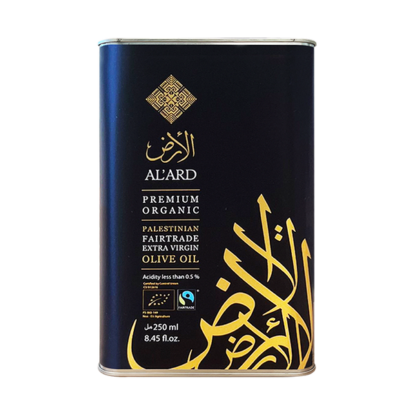 Al’Ard Premium Organic Extra Virgin Olive Oil 250ml Tin - Al'ard Far East